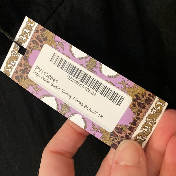 BOOHOO boutique NWT BOHO extra long skinny flares size 12 - Picture 3 of 6